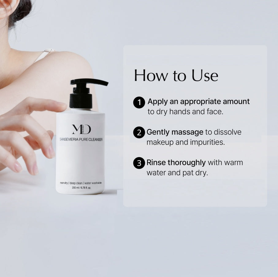 SANSEVIERIA MILK CLEANSER Tiger Orchid Milk Facial Cleanser